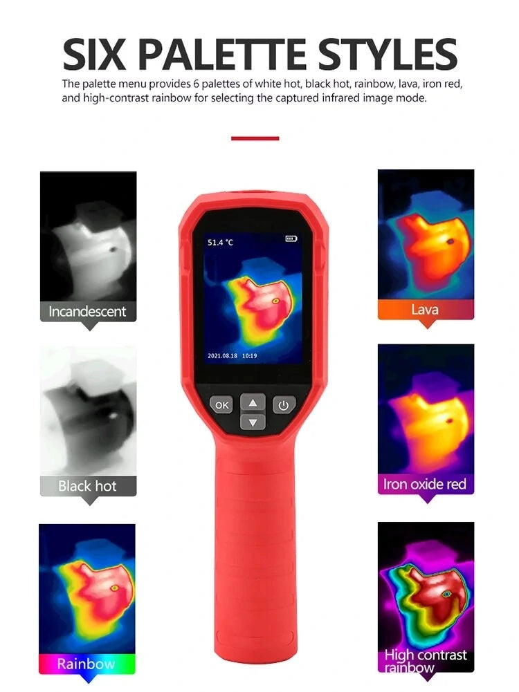 Handheld UNI-T UTi120S Infrared Thermal Imager 120x90, -20℃~400℃ Temperature Range for PCB Circuit & Industrial Testing