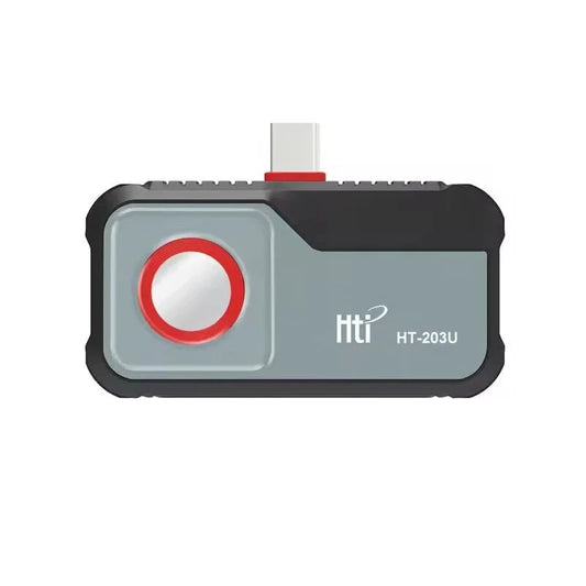 Hti HT-203U Handheld Infrared Thermal Camera, 256x192 Resolution, -20℃ to 550℃ Range, 25Hz, Android Type-C, High Accuracy