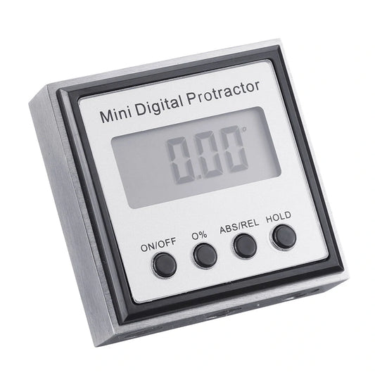 Drillpro 360° Stainless Steel Digital Protractor Inclinometer with Magnetic Base