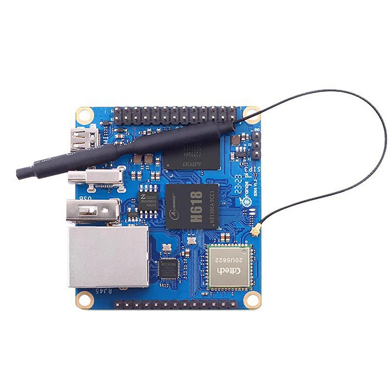 Orange Pi Zero 3 Mini PC, 4GB RAM, Allwinner H618, WiFi+BT5.0, Gigabit LAN, Open Source Development Single Board Computer