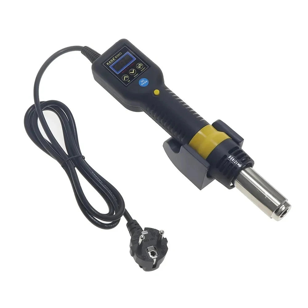 Yarboly Adjustable Temperature Heat Gun with Digital Display for IC Chip Removal, Welding, and Mobile Phone Maintenance