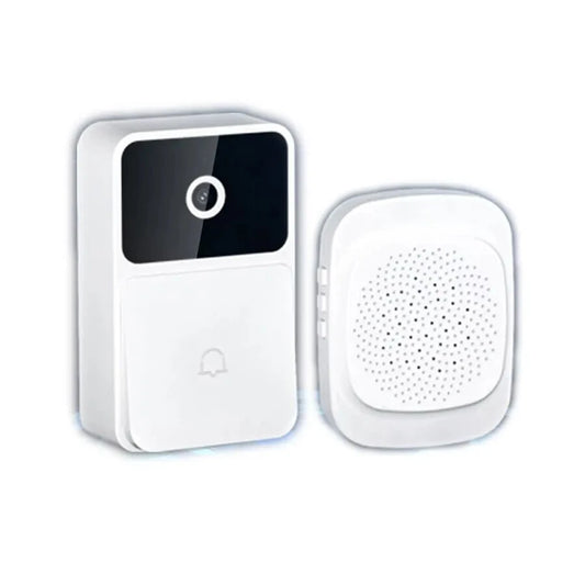 Smart Wireless Video Doorbell with Night Vision HD Camera & Two-Way Intercom for Home Security