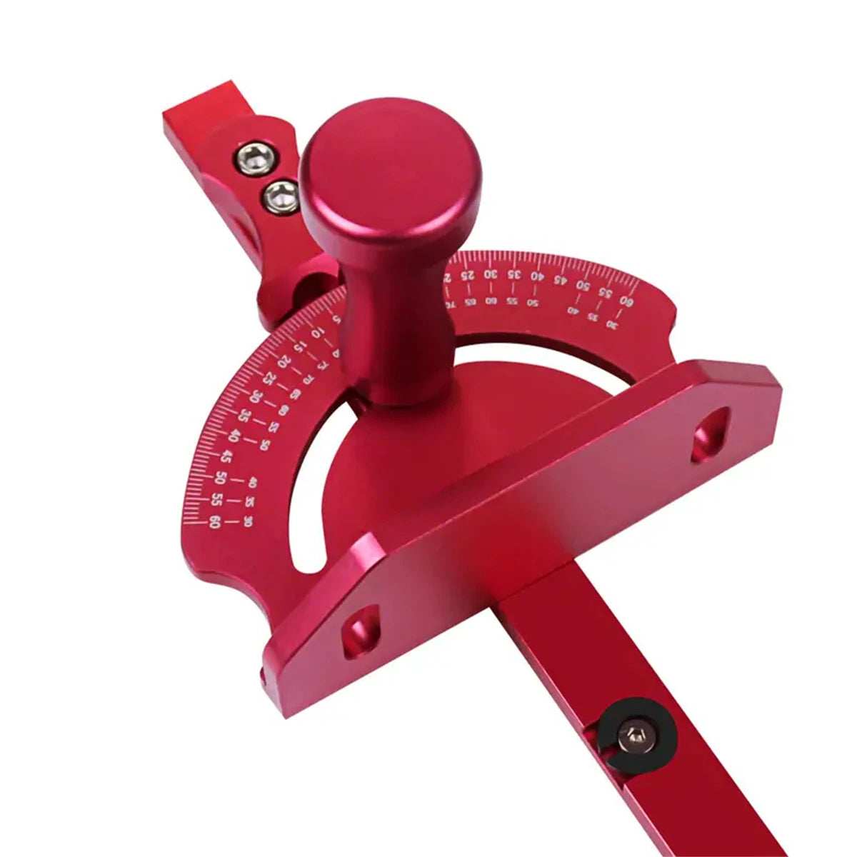 Universal Table Saw Miter Gauge with Fixed Angle Gear & Standard Slot Bar