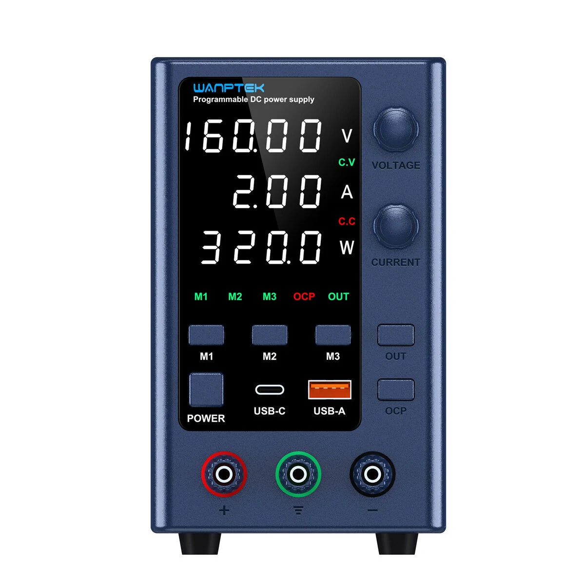 WANPTEK Digital Power Supply 0-160V 0-10A with Multi-Function Protection & Stability for Electronics - Model EPS Series