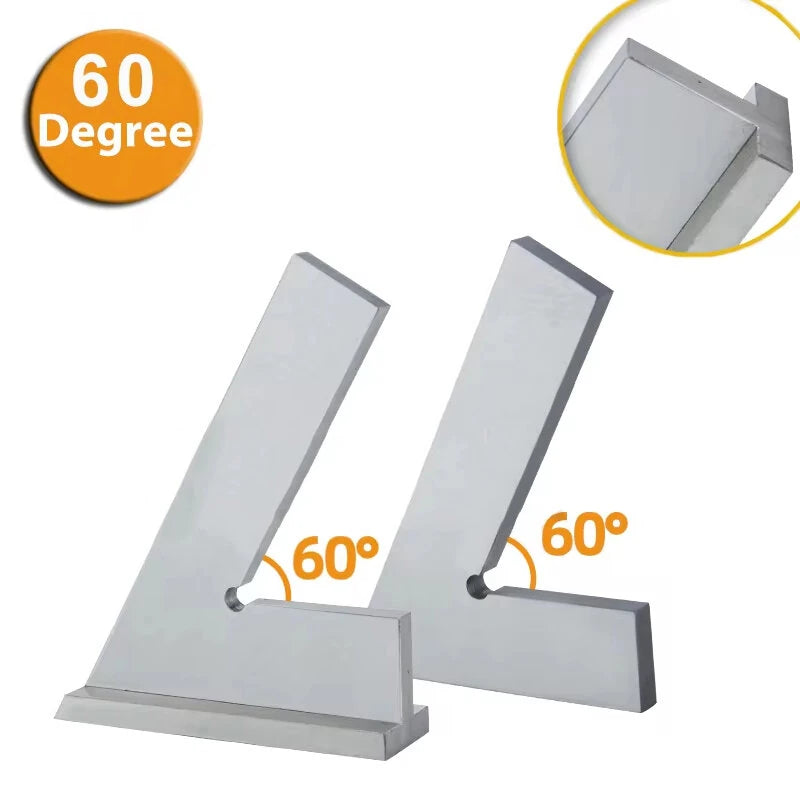 60° Angle Ruler with Seat - ETOPOO Machinist Carpenter Engineer Measuring Tool