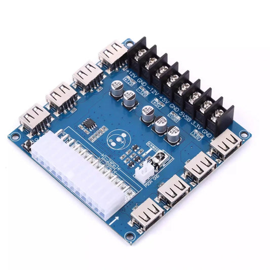 ATX Power Supply Adapter Board XH-M229 - USB Charging, 20/24 Pin Compatible