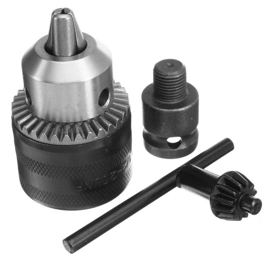 Drillpro 1.5-13mm Drill Chuck Adapter for 1/2 Inch Impact Wrench to Electric Drill Conversion