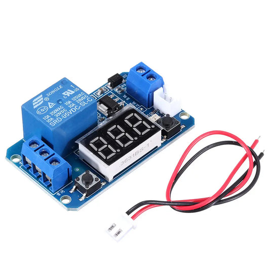 Multi-Function 5V Time Delay Relay Module with LED Display: 0-999s/min/H