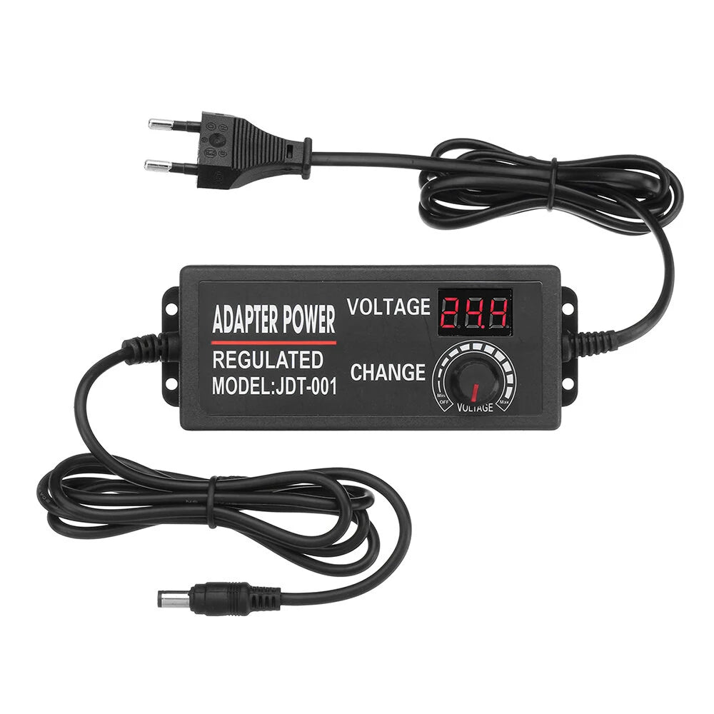 Excellway Universal Adjustable AC to DC Power Adapter 9V-24V 3A 72W
