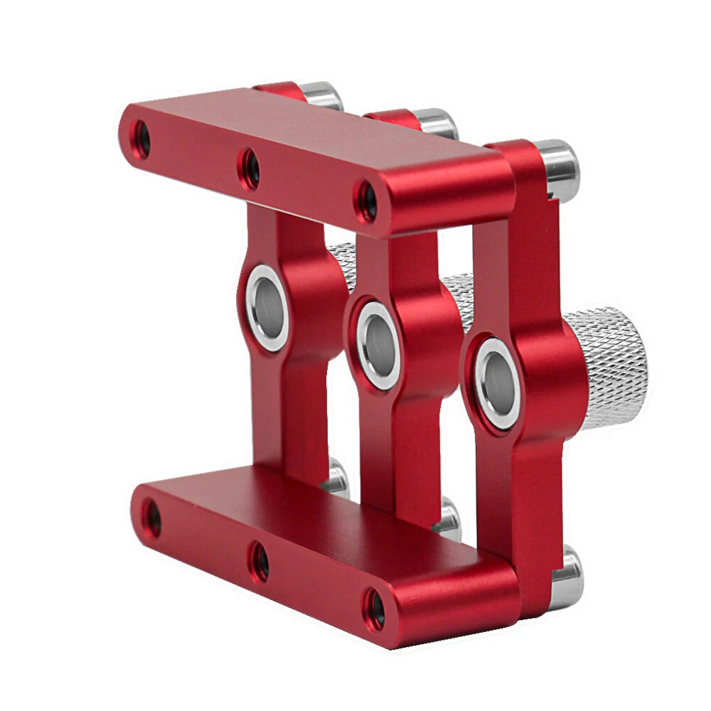 Precision Self-Centering Dowelling Jig with 3-10mm Drill Sleeves for Woodworking Joinery