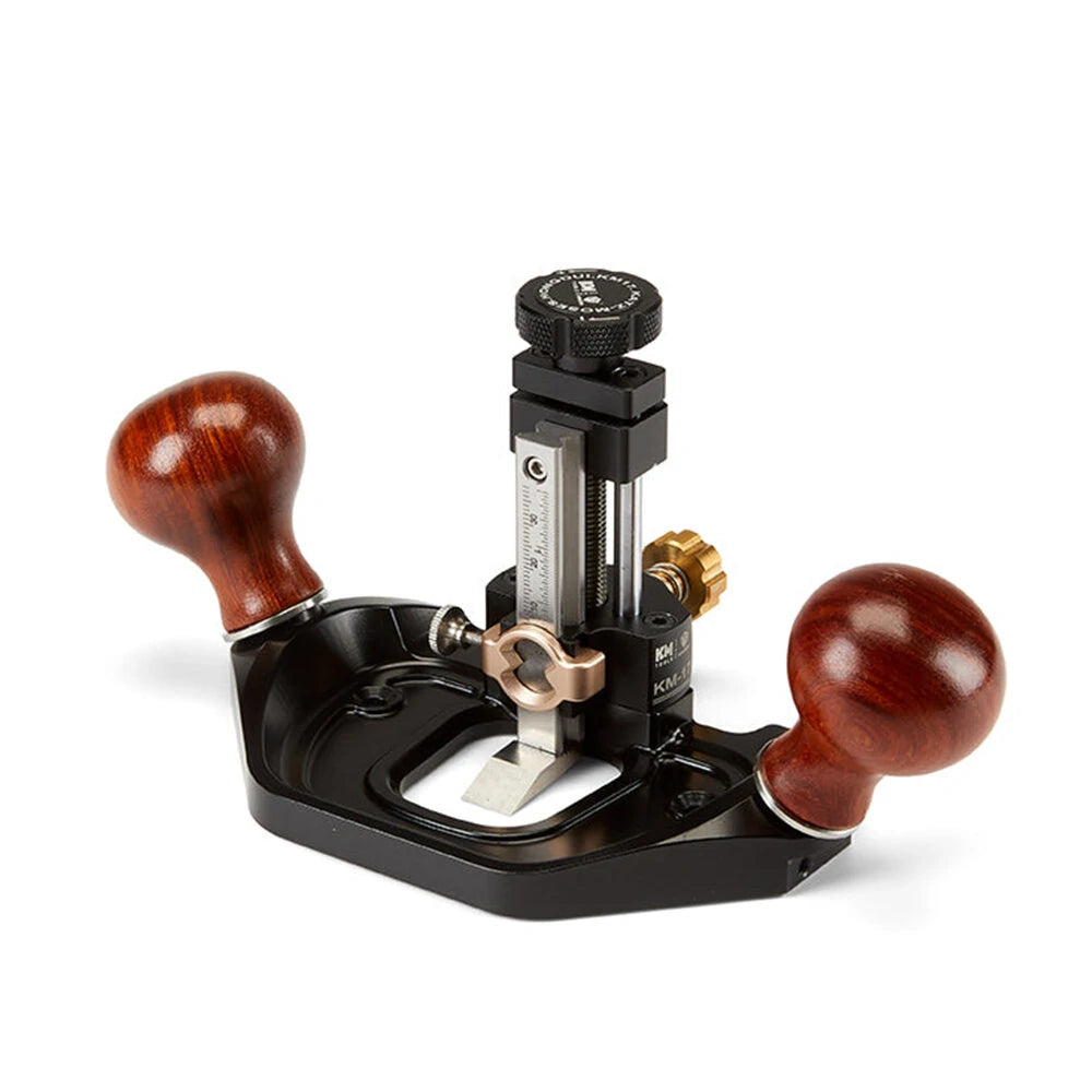 HONGDUI KM-17 Woodworking Router Plane for Precision Joinery, Cutting Grooves & Mortises