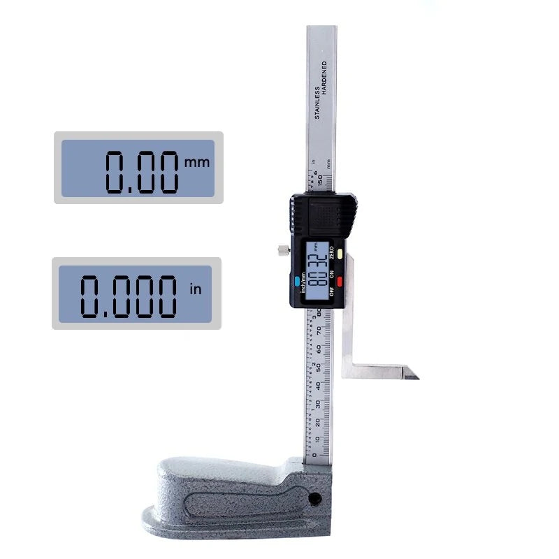 RUITOOL 0-150mm Digital Height Gauge 0.01mm Precision Stainless Steel Electronic Marking Scriber Caliper