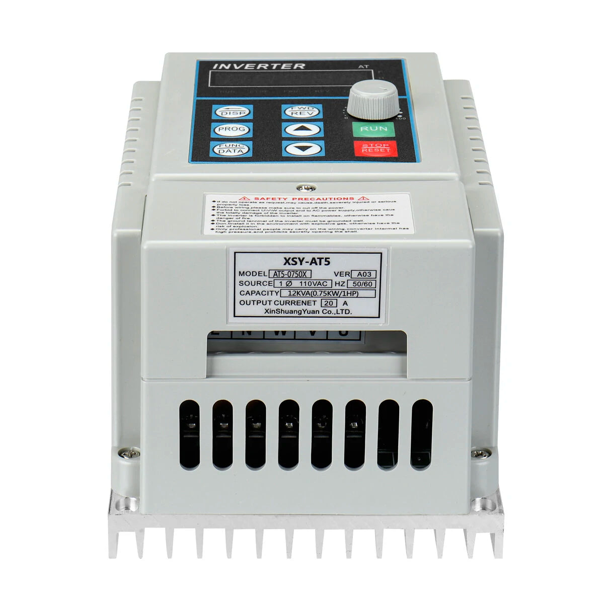 Universal Frequency Converter 0.75/1.5/2.2KW, 110V Input to 220V Output, Global Use, Overcurrent and Overvoltage Protection, Ideal for Fans, Pumps, Compressors