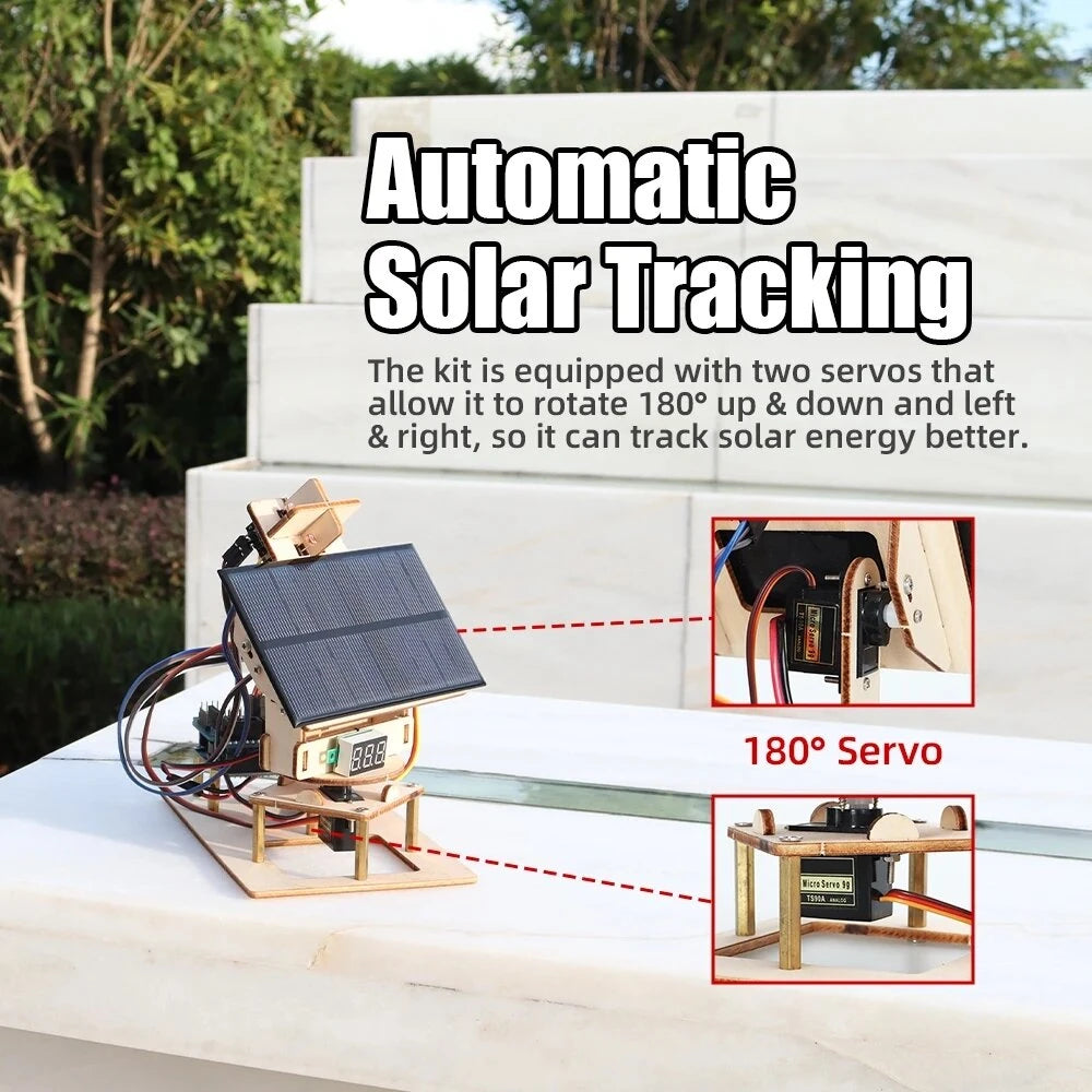 TSCINBUNY Solar Tracker Kit: Smart Automation & STEM Programming System for Beginners