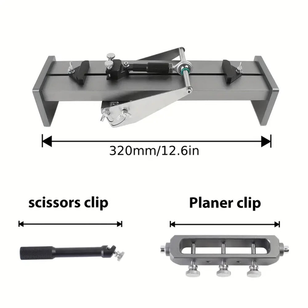 Manual Aluminum Knife Sharpener: Fixed Angle Grinder for Woodworking, Chisels, Scissors & Planers