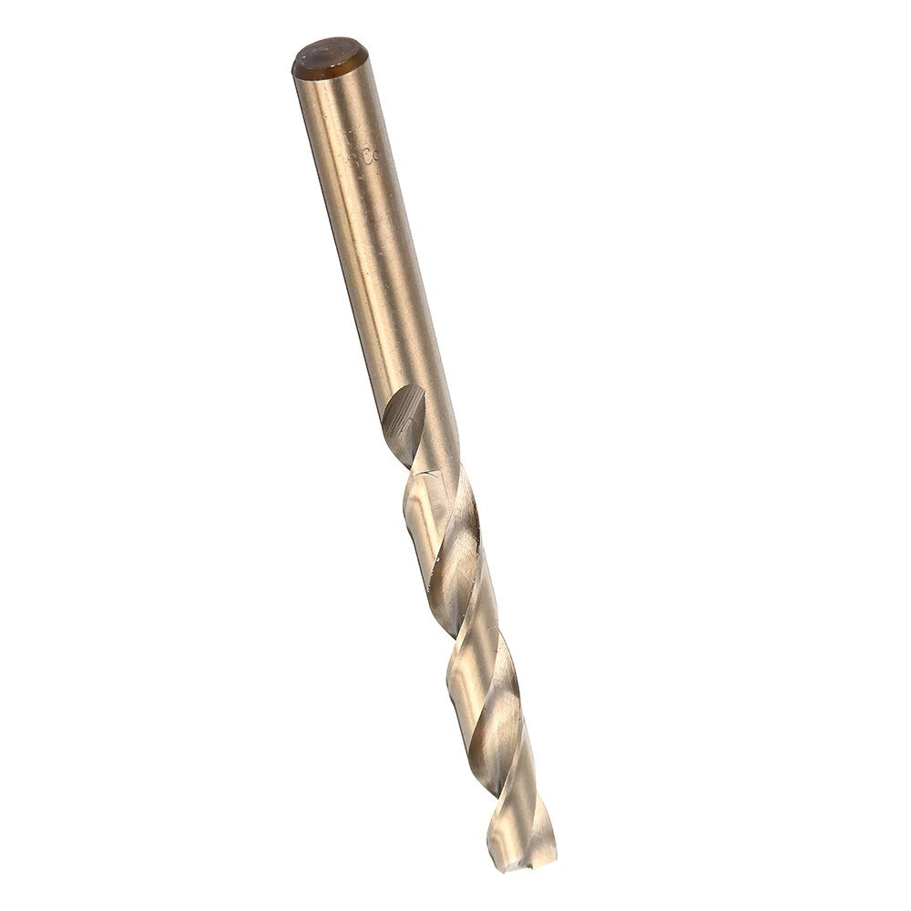 M35 Cobalt Drill Bit Set - HSS-Co Twist Bits for Stainless Steel, Wood, Metal with Metal Case - Drillpro Jobber Length