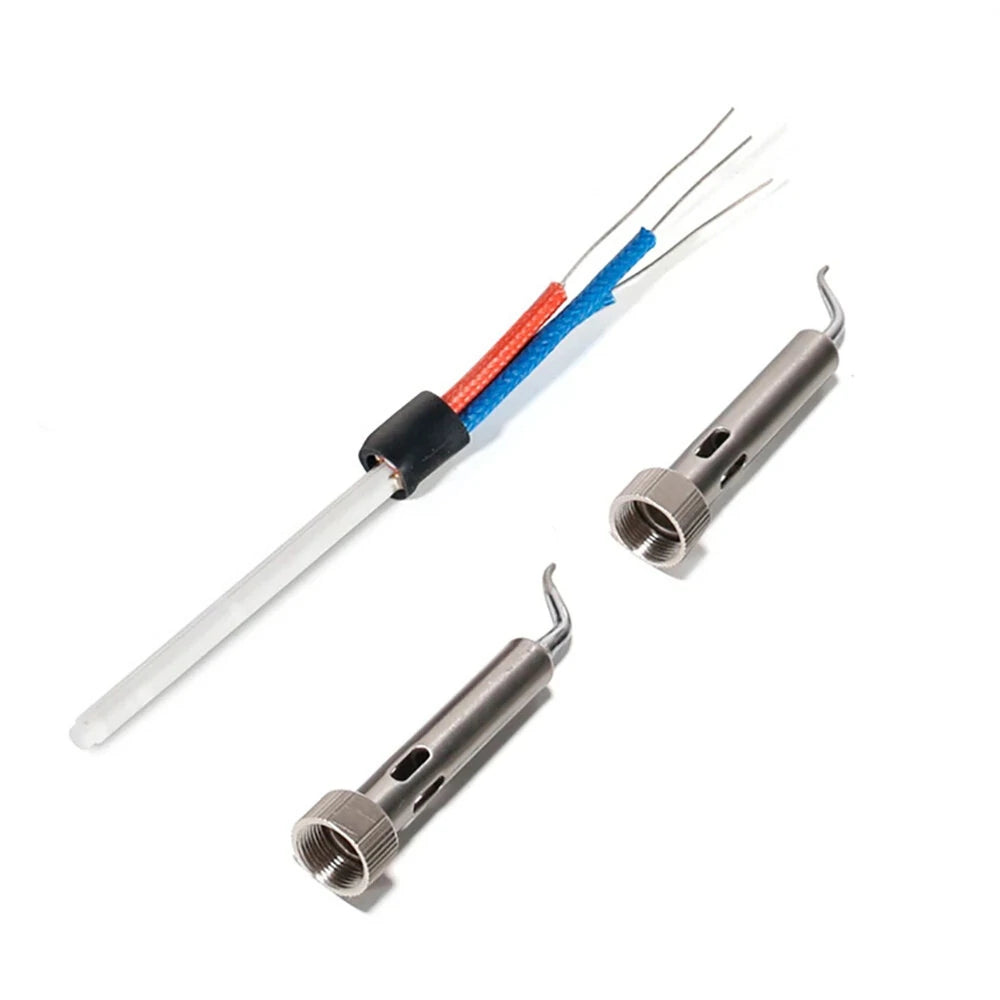 938D Portable Hot Tweezer Soldering Station - Quick Heat, Smart Sleep, Easy °F/°C Conversion with 2 B-type Tips & EU Plug