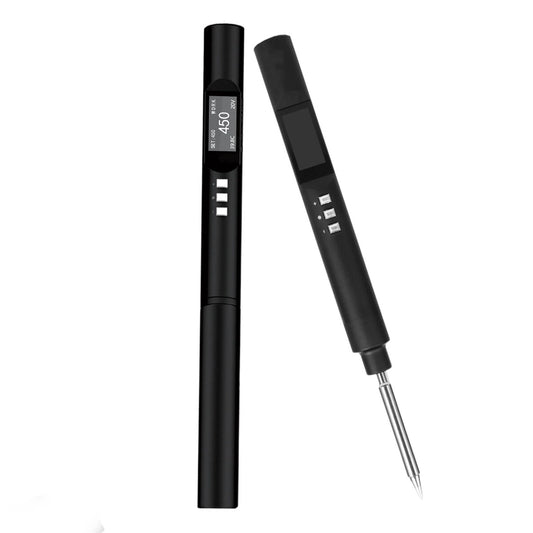 Drillpro PTS200 V2 100W Portable Electric Soldering Iron, Quick Warm-Up, Open Source, PD3.0 Support, Firmware Upgradeable, T12/TS100 Compatible, B2 Tip, Battery Not Included