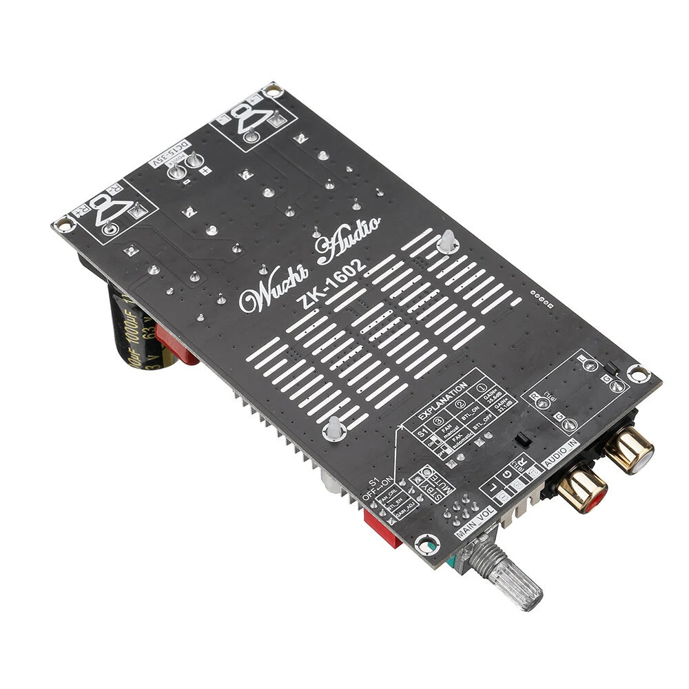 ZK-1602 TDA7498E Digital Amplifier Board 160W Dual/220W Mono Channel DC15-35V Module