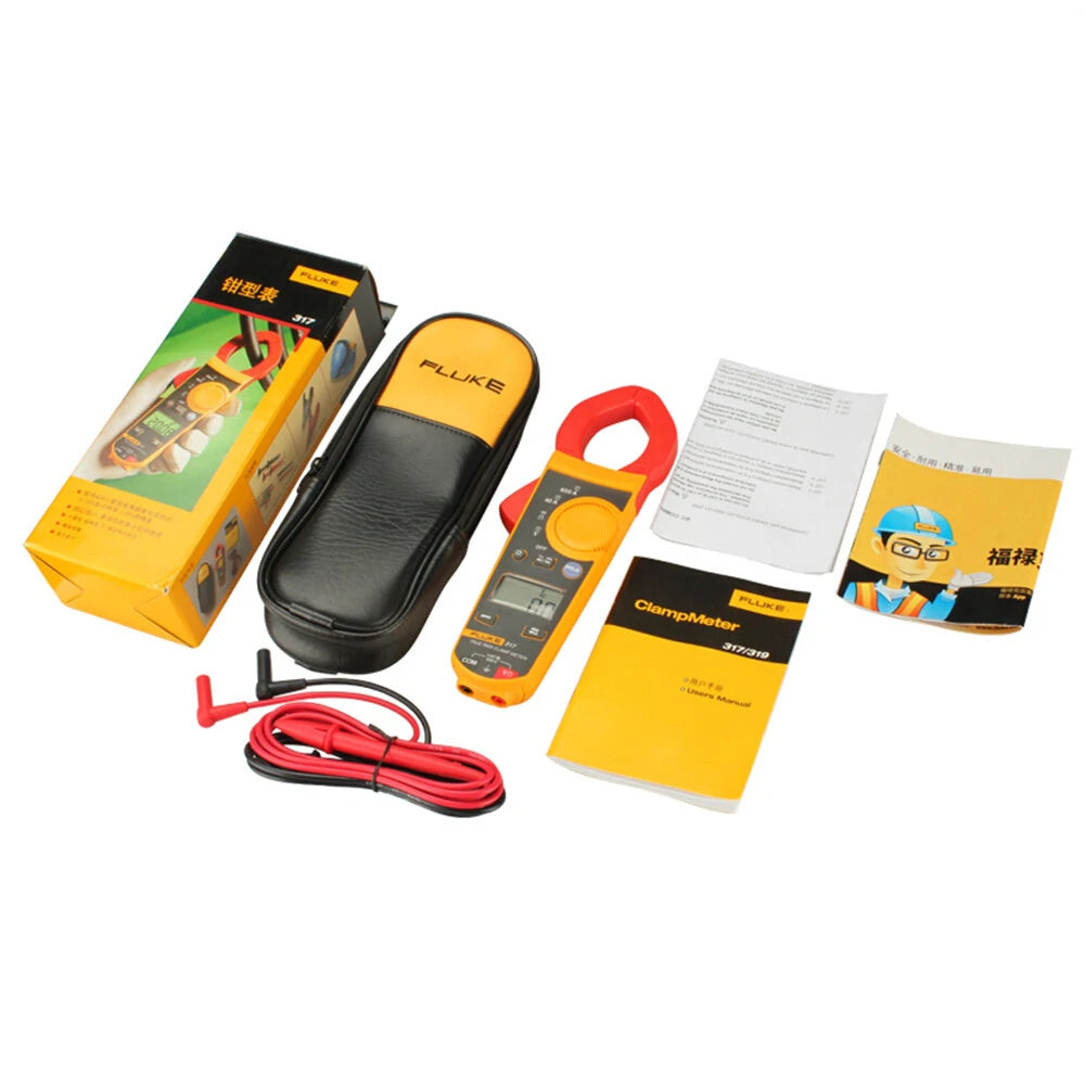 Fluke 317 True RMS Digital Clamp Meter AC/DC Multimeter Tester