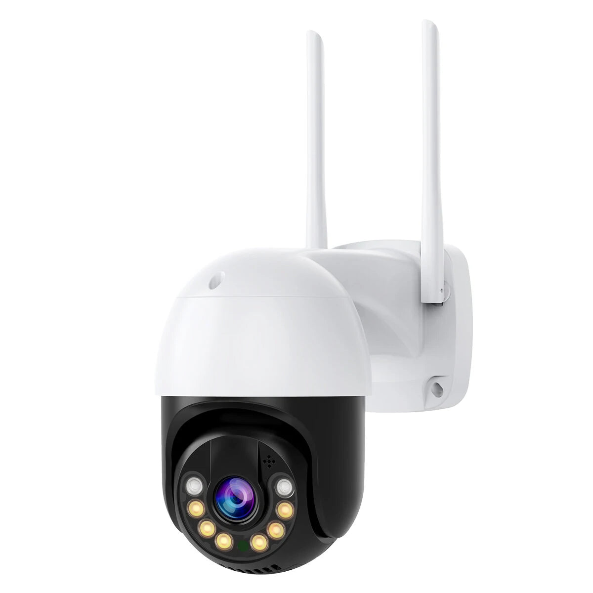 2MP Outdoor Wireless PTZ Security Camera, AI Human Detection, Night Vision, Two-Way Audio, IP66 Waterproof, Remote Control