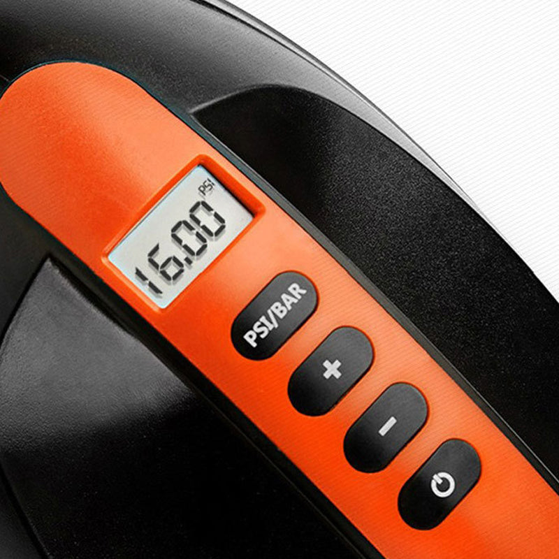 High-Pressure 20PSI Portable Electric Air Pump with 5 Nozzles for Inflatable Boats, Surfboards, and Paddleboards - Inflation & Deflation