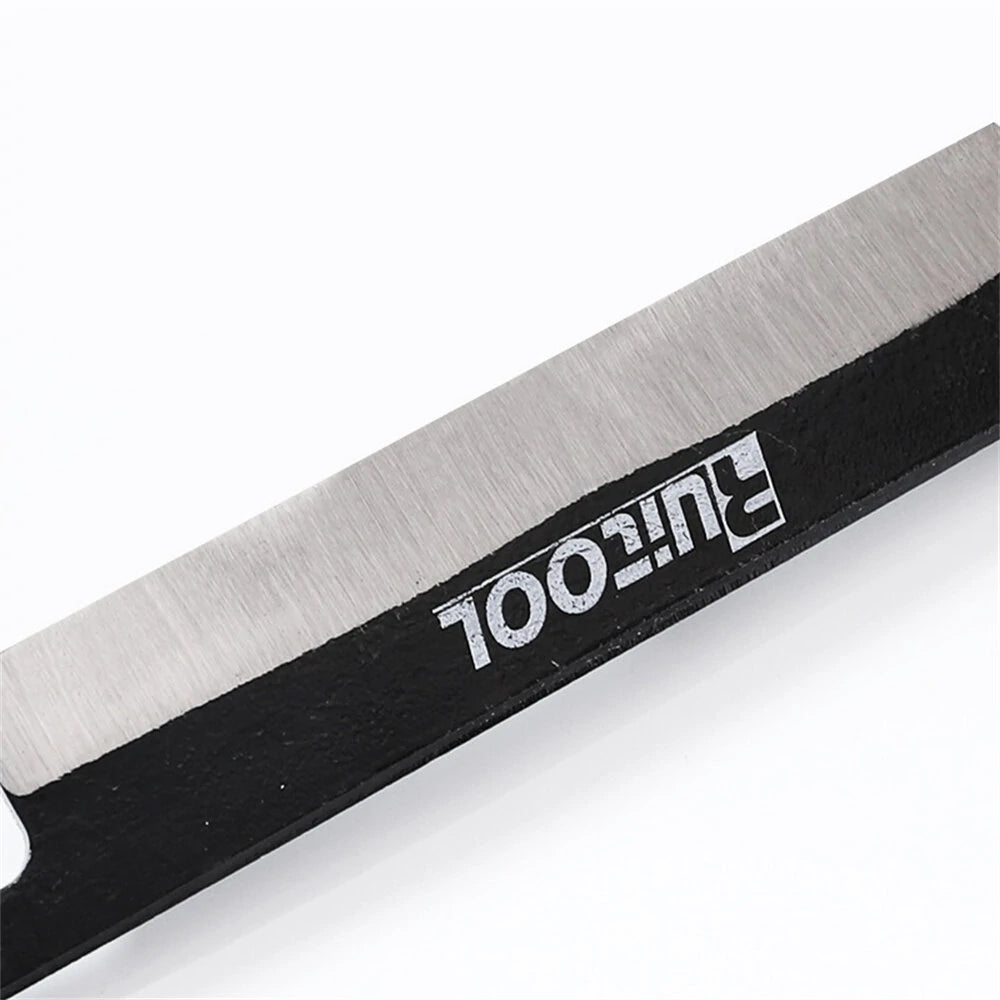 Draw Knife with High Carbon Steel Blade & Wooden Handle - Woodworking Debarking Tool for Logs and Fence Posts
