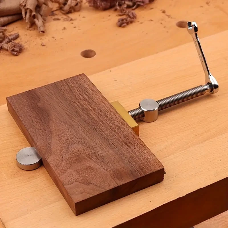 Ratchet Lock Woodworking Vise Set, 19mm & 20mm Diameter, Essential for Carpenters & DIY Projects