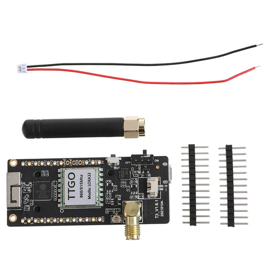 LILYGO® TTGO LoRa32 868MHz ESP32 Module with 0.96 OLED, SD Card Slot, Bluetooth & WiFi, SMA IP5306