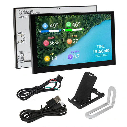 5-Inch IPS Type-C Secondary Screen Monitor, Photo/Video Player & Dynamic Data UI Display