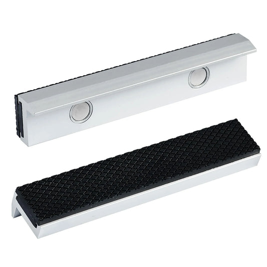 2-Pack Magnetic Vise Jaw Pads with Rare Earth Magnets - Universal Soft Covers for Metal Vice