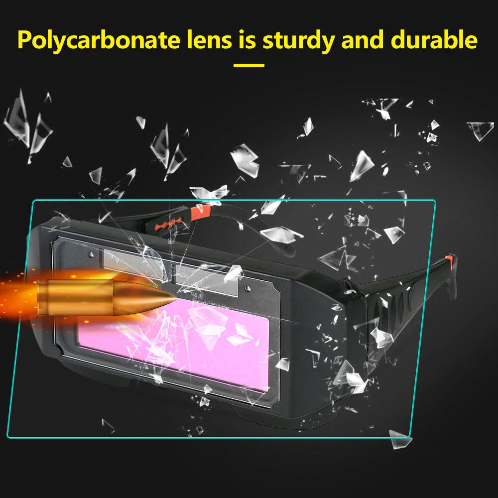 Auto-Darkening Welding Goggles - Automatic Light Dimming Eye Protection Accessories