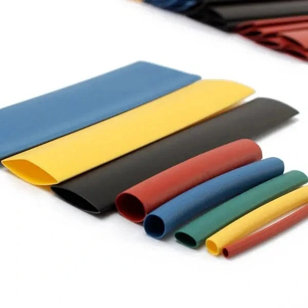 Halogen-Free Heat Shrink Tubing Kit, 328PCS, 5 Colors, 8 Sizes, 2:1 Polyolefin