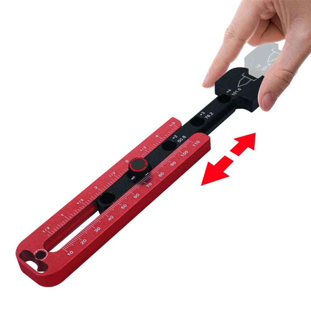 Adjustable Woodworking Compass: Metric/Inch Circle Scriber & Marking Tool