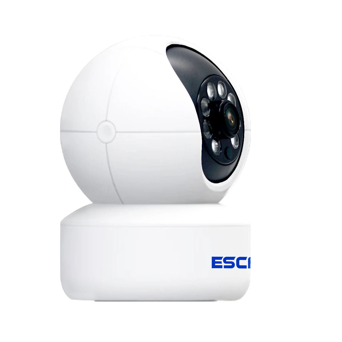 3MP ESCAM QF005 WiFi IP Camera - Wireless PTZ with Dual Light, Motion Detection, Two-Way Intercom, Night Vision, APP Alarm, Memory Card Support for Home Security