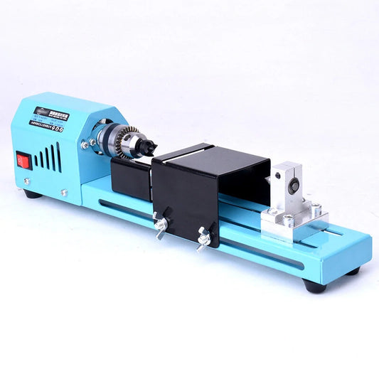 EU Plug 150W Mini Wood Lathe Machine for DIY Woodworking & Pearl Crafting