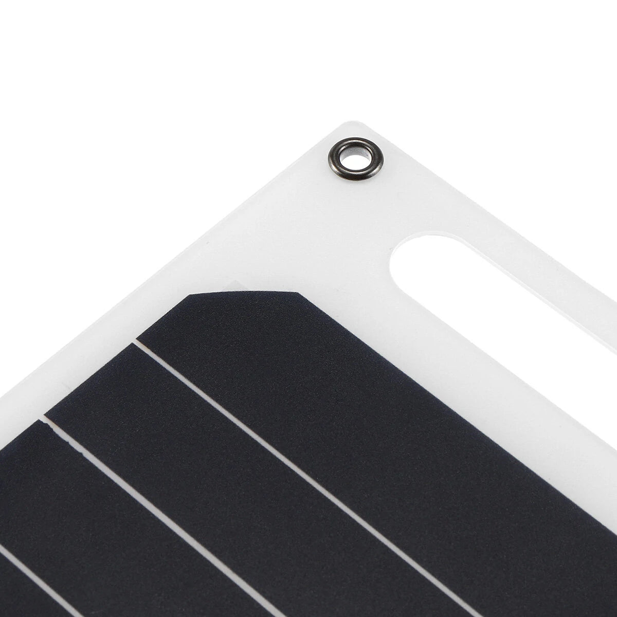 Excellway 10W Portable Solar Panel Charger: Lightweight 5V USB Power Bank with Monocrystalline Cells for Outdoor Travel, Camping, Hiking, Emergency Backup