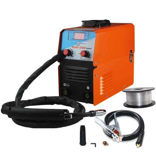 MIG-200 IGBT Multi-Process Welder: Gasless MIG, MMA, TIG Welding Machine (AC220V)