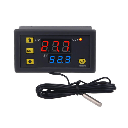 5-Pack DC12V Digital Thermostat Module with Display - Micro Temperature Control Switch