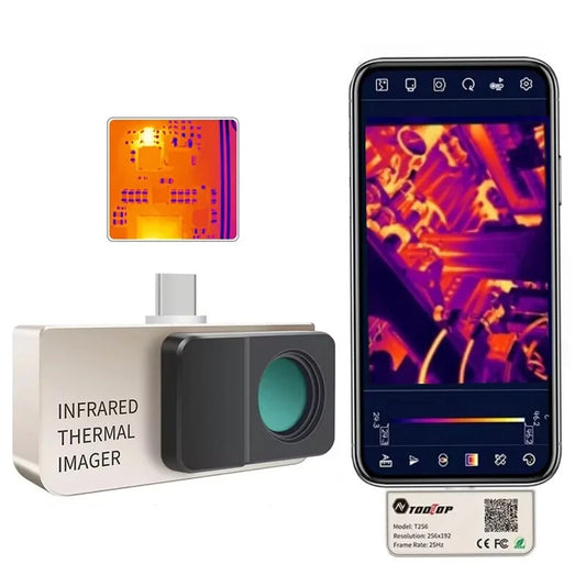 AV TOOLTOP T256 Portable Thermal Imager 256x192 | 25Hz | -15℃ to 600℃ | IP54