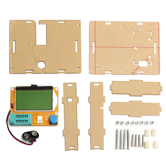 Geekcreit® Mega328 Transistor Tester LCR-T4 with Case - Diode, Triode, Capacitance, ESR Meter