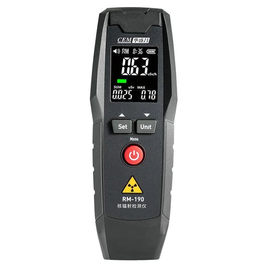 Portable Nuclear Radiation Detector: 0.01uSv/h-9999uSv/h Range, 48keV-3.0MeV Energy, Home & Professional Safety Monitor
