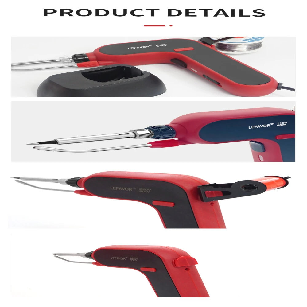 80W/120W Auto-Feed Electric Soldering Iron Gun - Handheld Internal Heating Welding Tool