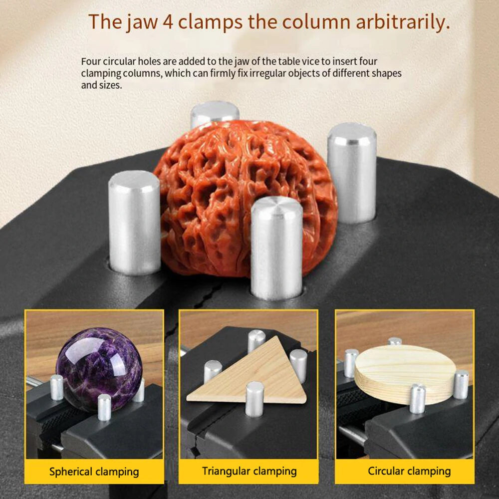 Premium Adjustable Woodworking Clamp - Heavy Duty Quick Grip Bar for DIY Carpentry Projects