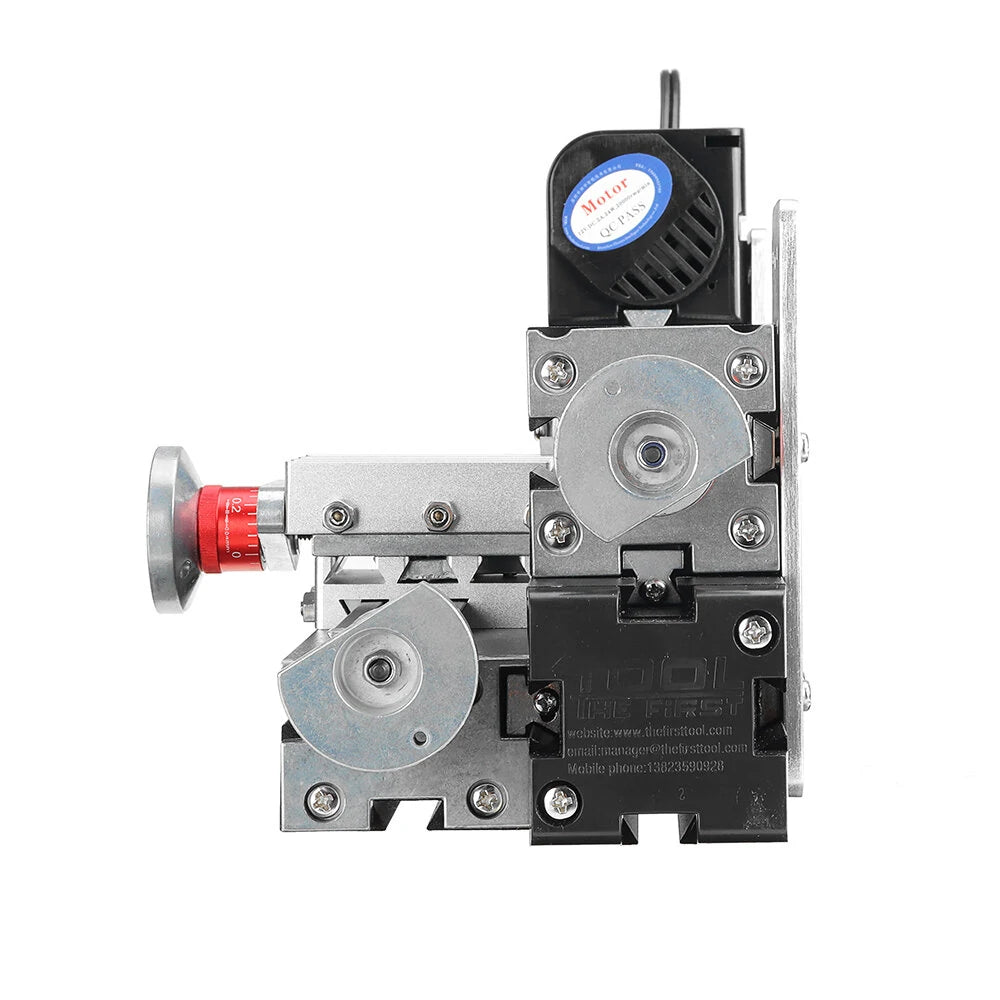 Compact 12V DC 2A 24W Mini Wood & Metal Rotating Lathe Machine
