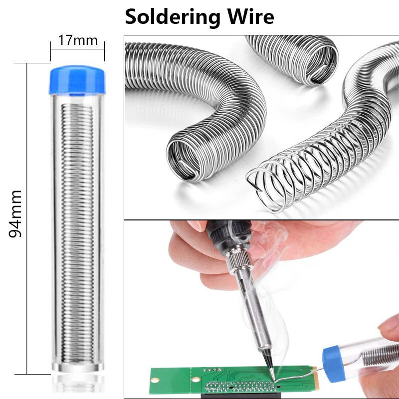 Handskit Dual Voltage 60W/90W Adjustable Temperature Soldering Iron Set for Cutting, Welding, and Repair