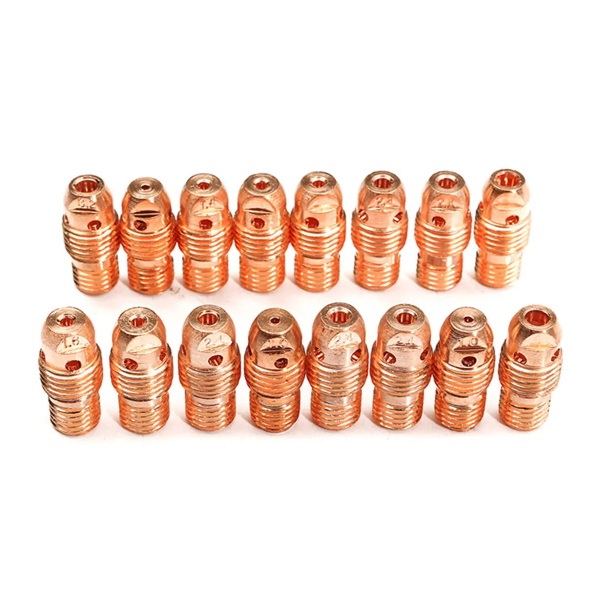 53-Piece TIG Welding Torch Replacement Parts Kit for WP-9/20/25 - Collet & Alumina Cup