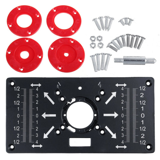 Drillpro Router Table Insert Plate 235x120x8mm for MAKITA RT0700c Woodworking Trimming Machine