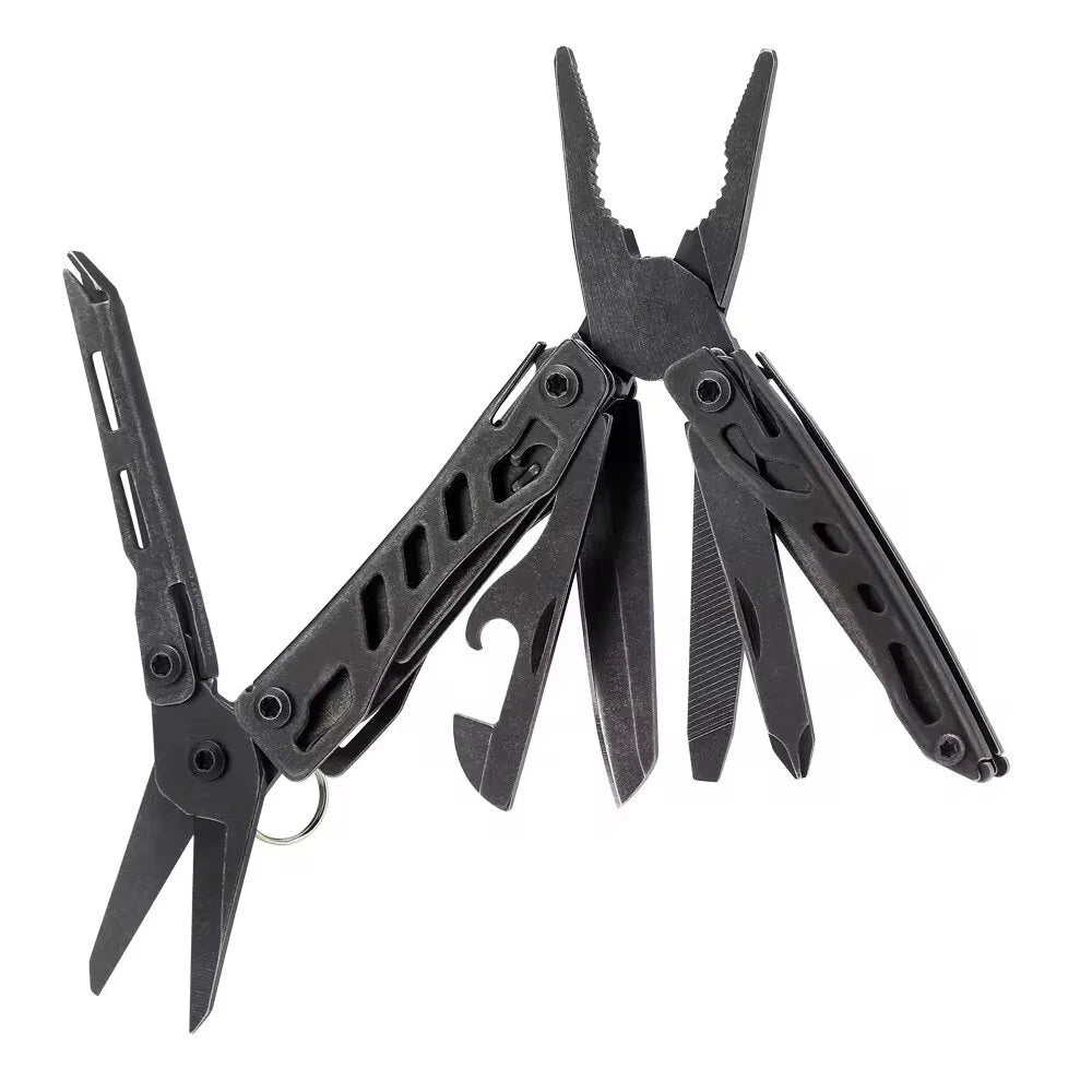 10-in-1 Multifunctional Mini EDC Tool - Stainless Steel Pliers, Screwdriver, Bottle Opener & Portable Outdoor Multitool