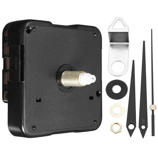 21mm Silent Quartz Clock Movement Kit with Hour, Minute, Second Hands - Battery Not Included